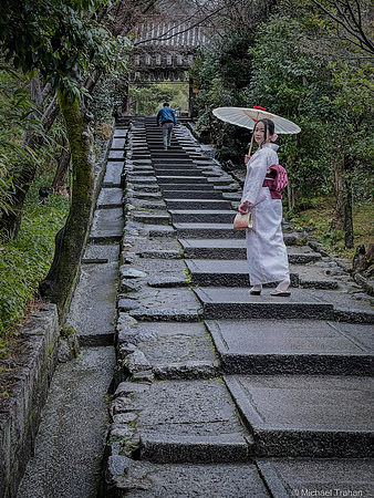 Staying in the Arashiyama district, Kyoto