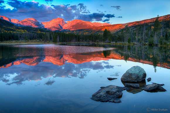 Dawn at Sprague Lake, Rocky Mountain National Park