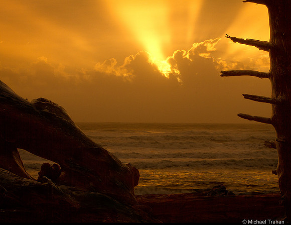 Sun Setting at Rialto Beach