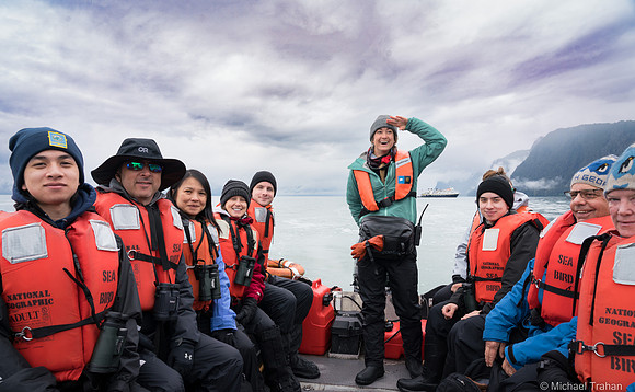 Looking at icebergs, bergy bits, growlers and brash