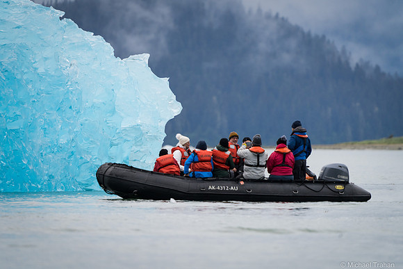 Looking at icebergs, bergy bits, growlers and brash