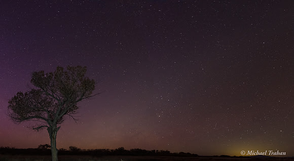 A Barely Visible Milky Way on the Horizon