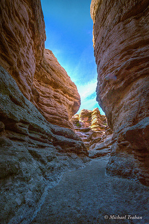 San Lorenzo slot canyon