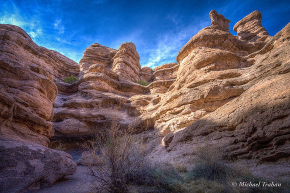 San Lorenzo slot canyon