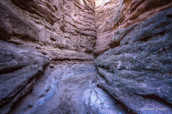 San Lorenzo slot canyon
