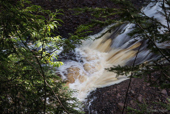 The Black River MI Waterfalls: Potawatomi Falls