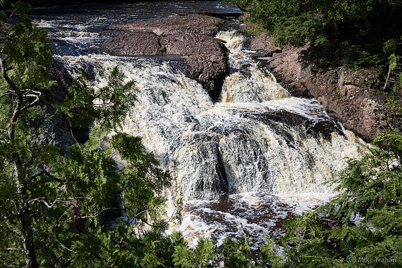 The Black River MI Waterfalls: Conglomerate Falls