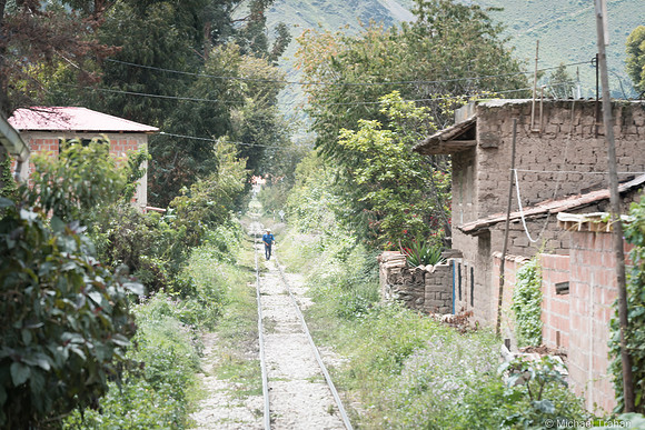 On the way to Manchu Picchu