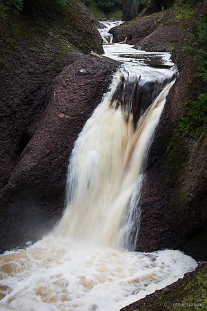 The Black River MI Waterfalls: Gorge Falls