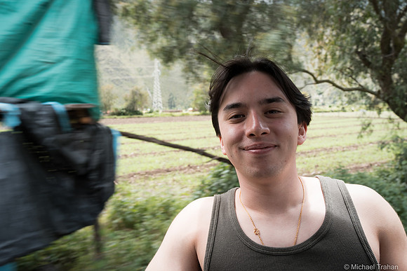 On the way to Manchu Picchu