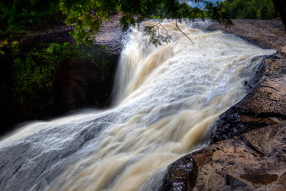 The Black River MI Waterfalls: Rainbow Falls