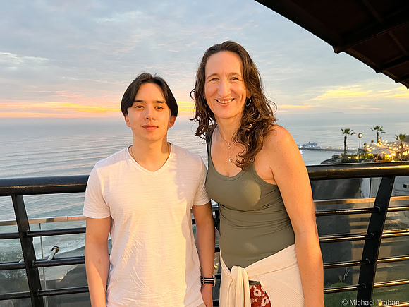 At Miraflora by the Pacific Ocean