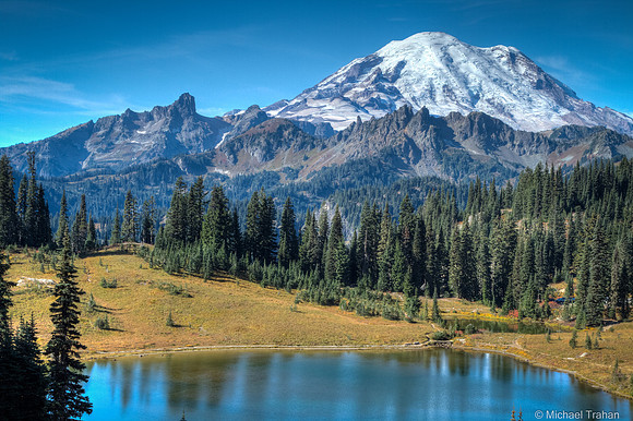 Mount Rainier from Tipsoo Lake
