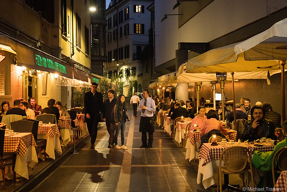 Dinner with Ava in the Brera neighborhood
