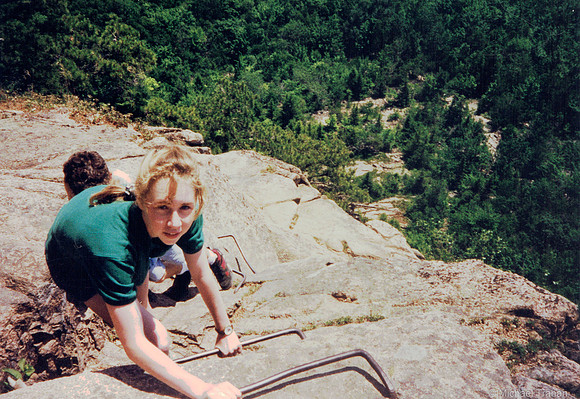 Canada trip- Acadia National Park, the Beehive hike to the top