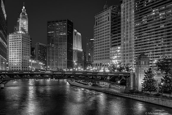 North Branch of the Chicago River at Wabash Ave.