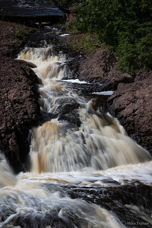 The Black River MI Waterfalls: Conglomerate Falls