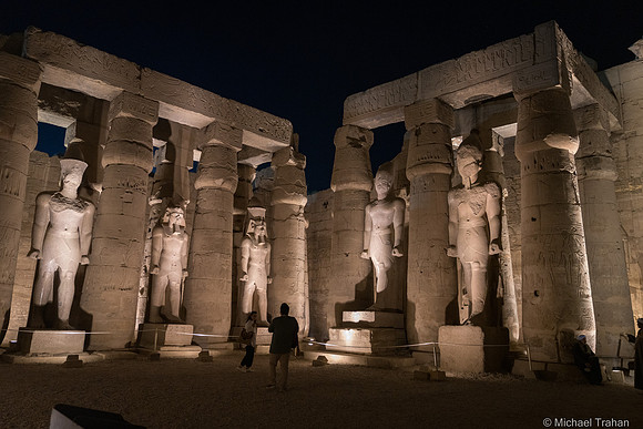 Luxor Temple at Night