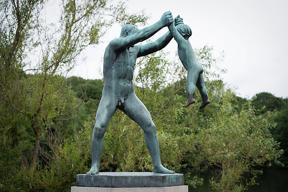 Vigeland's Circle of Life sculpture park in Olso, Norway