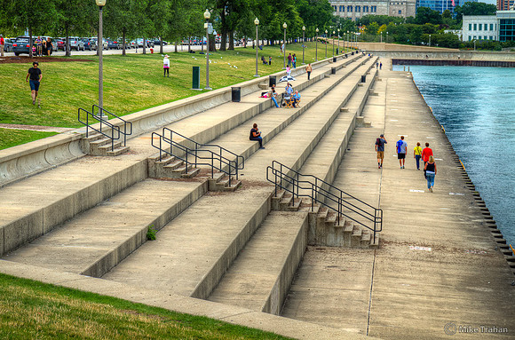 Looking from the Planetarium, Chicago