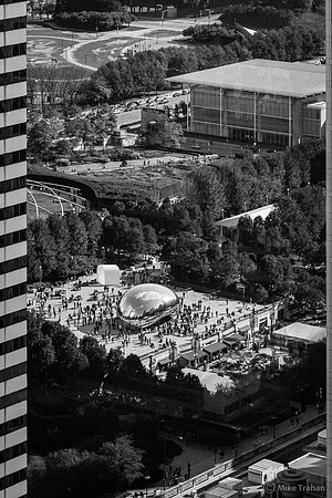 A View of the Bean from the Aon Center