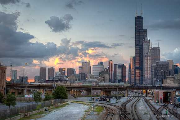 View from the 18th St Bridge