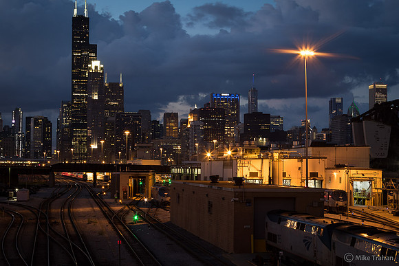 View from the 18th St Bridge
