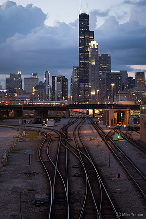 View from the 18th St Bridge