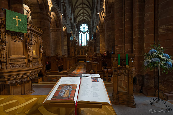 St. Magnus Cathedral in Kirwall, Orkney Islands, Scotland