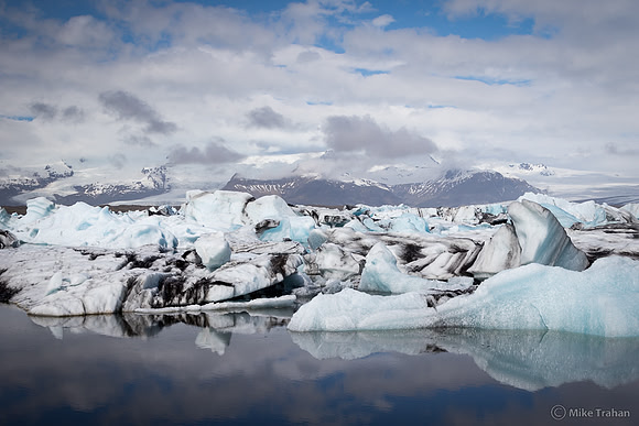 Jokulsarlon icebergs