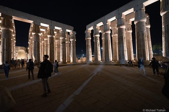 Luxor Temple at Night