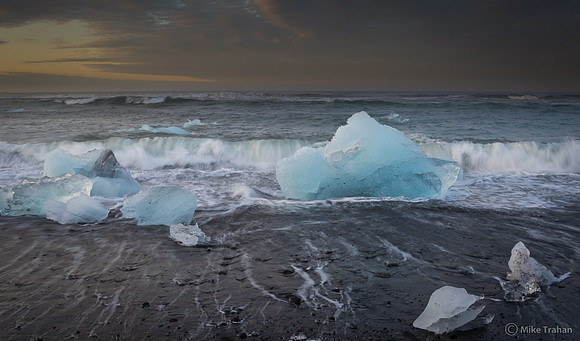 Jokulsarlon Iceberg Black Sand Beach