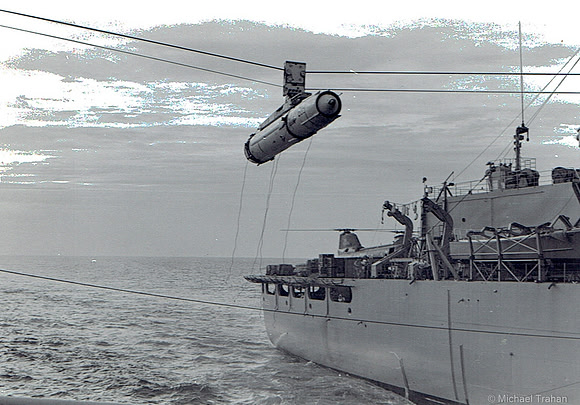 Alongside while underway for replenishments