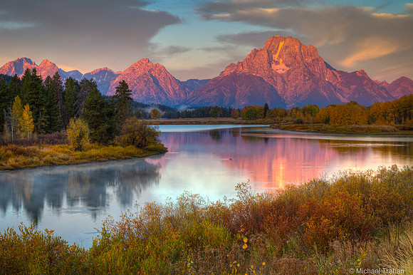 Oxbow Bend at Sunrise, Grand Tetons
