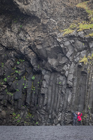 Reynisdrangar black cobble beach