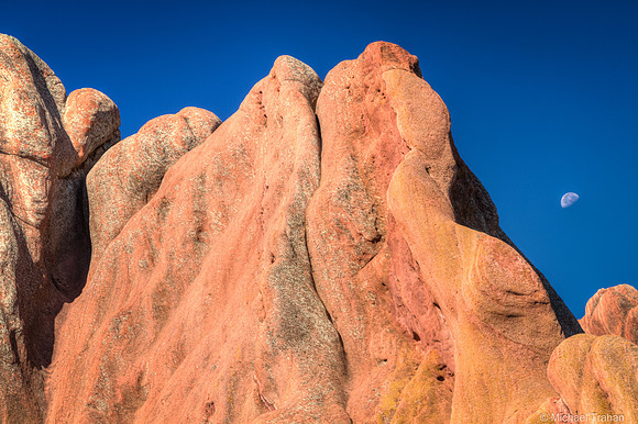 The Moon Setting in Roxborough State Park