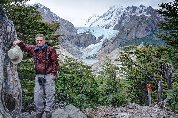 The Piedras Blancas hanging glacier