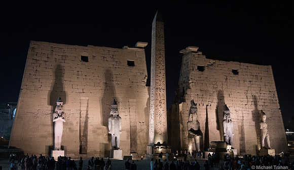 Luxor Temple at Night