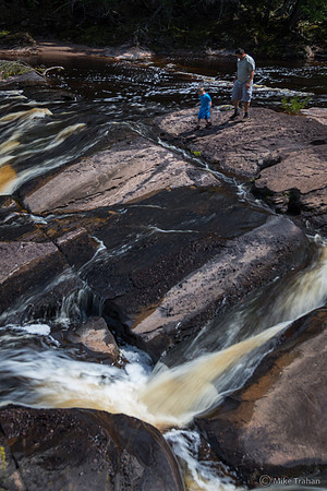 The Black River MI Waterfalls: Sandstone Falls