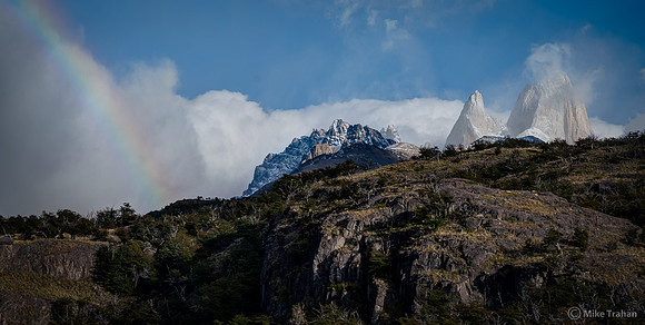 Cerro Torres and Cerro Fitzroy in Patagonia