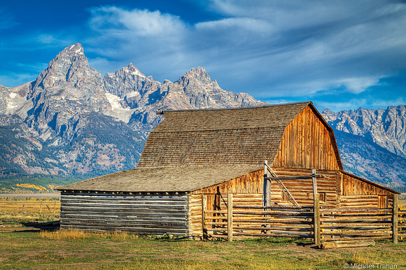 Mormon Row by the Grand Tetons, Wyoming