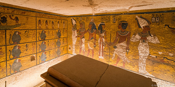 King Tut's Tomb and Mummy in the Valley of the Kings