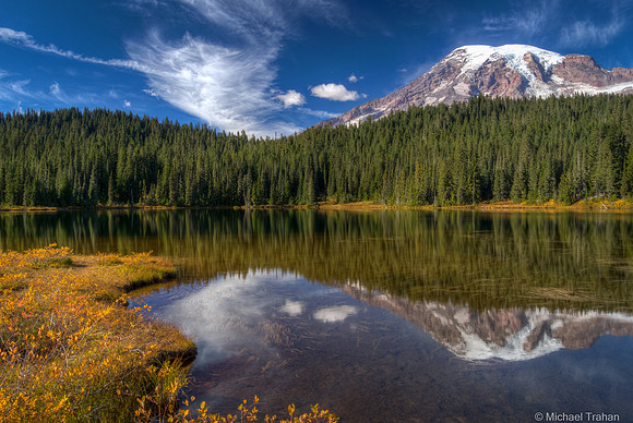 Mount Rainier from Reflection Lakes