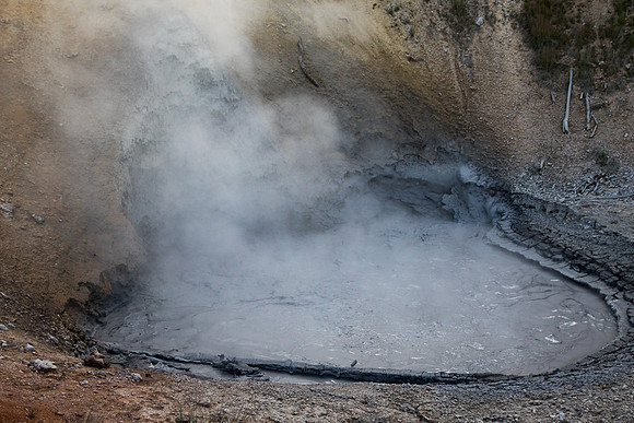 Mud Volcano in Haydn Valley, Yellowstone