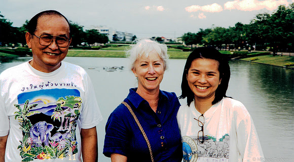 A walk at a park near Bangkok